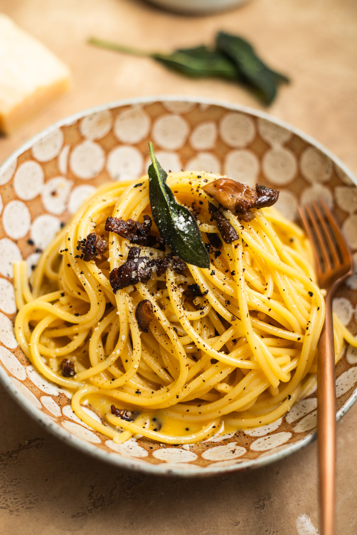 Mushroom Carbonara - Recipe photo by homecookingcollective