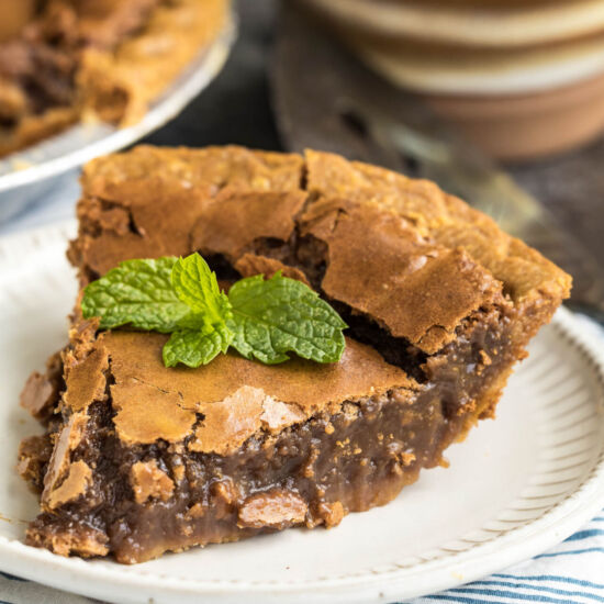 Nutella Chess Pie - Recipe photo by CallMePMc