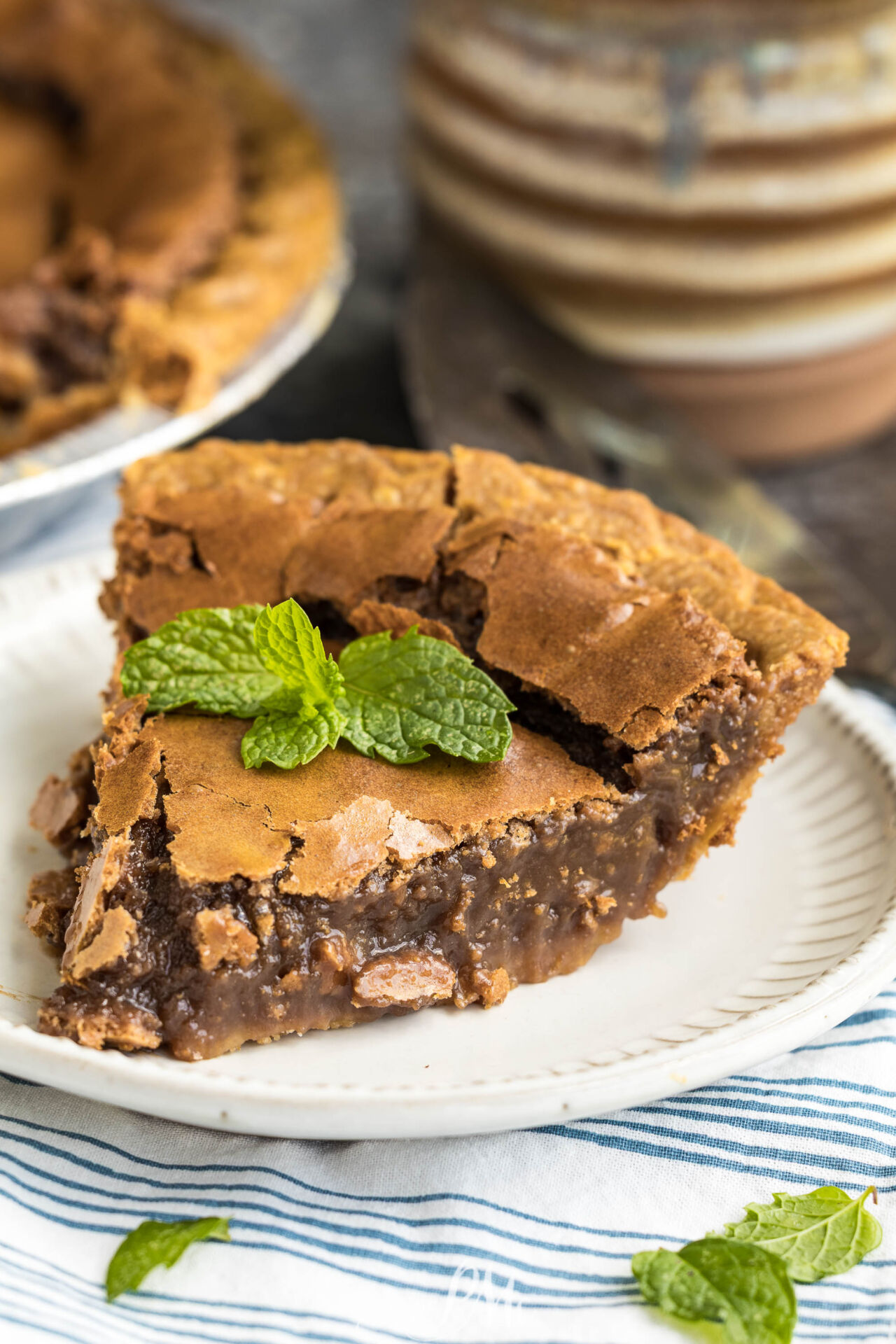 Nutella Chess Pie - Recipe photo by CallMePMc