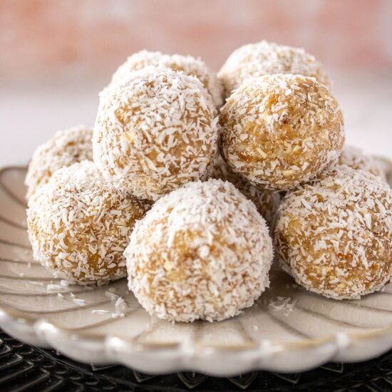 Pear Bliss Balls - Recipe photo by itsnotcomplicatedrecipes