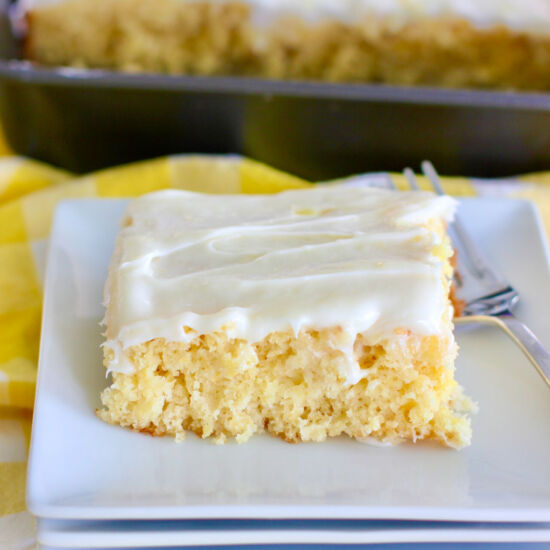 Easy Pineapple Cake - Recipe photo by laughingspatula.com