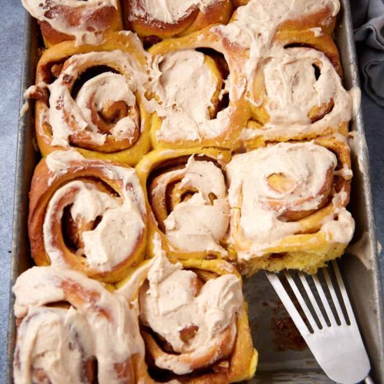Pumpkin Cinnamon Rolls - Recipe photo by Barbara Curry