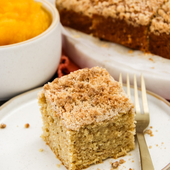 Pumpkin Spice Coffee Cake - Recipe photo by ourtastykitchen
