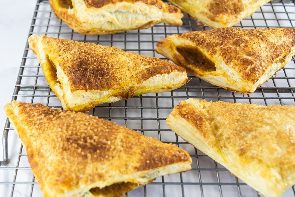 Puff Pastry Pumpkin Turnovers - Recipe photo by jenn@cookwhatyoulove.com