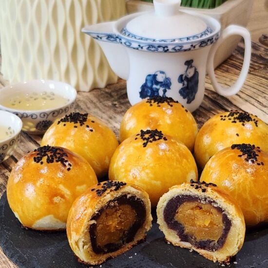 Salted Egg Yolk Pastry - Recipe photo by butterjoykitchen
