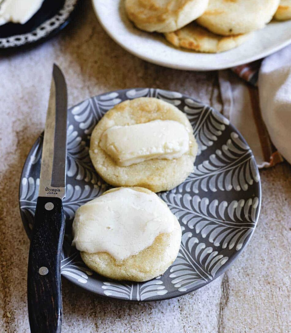 Colombian Arepas - Recipe photo by ImmigrantsTable