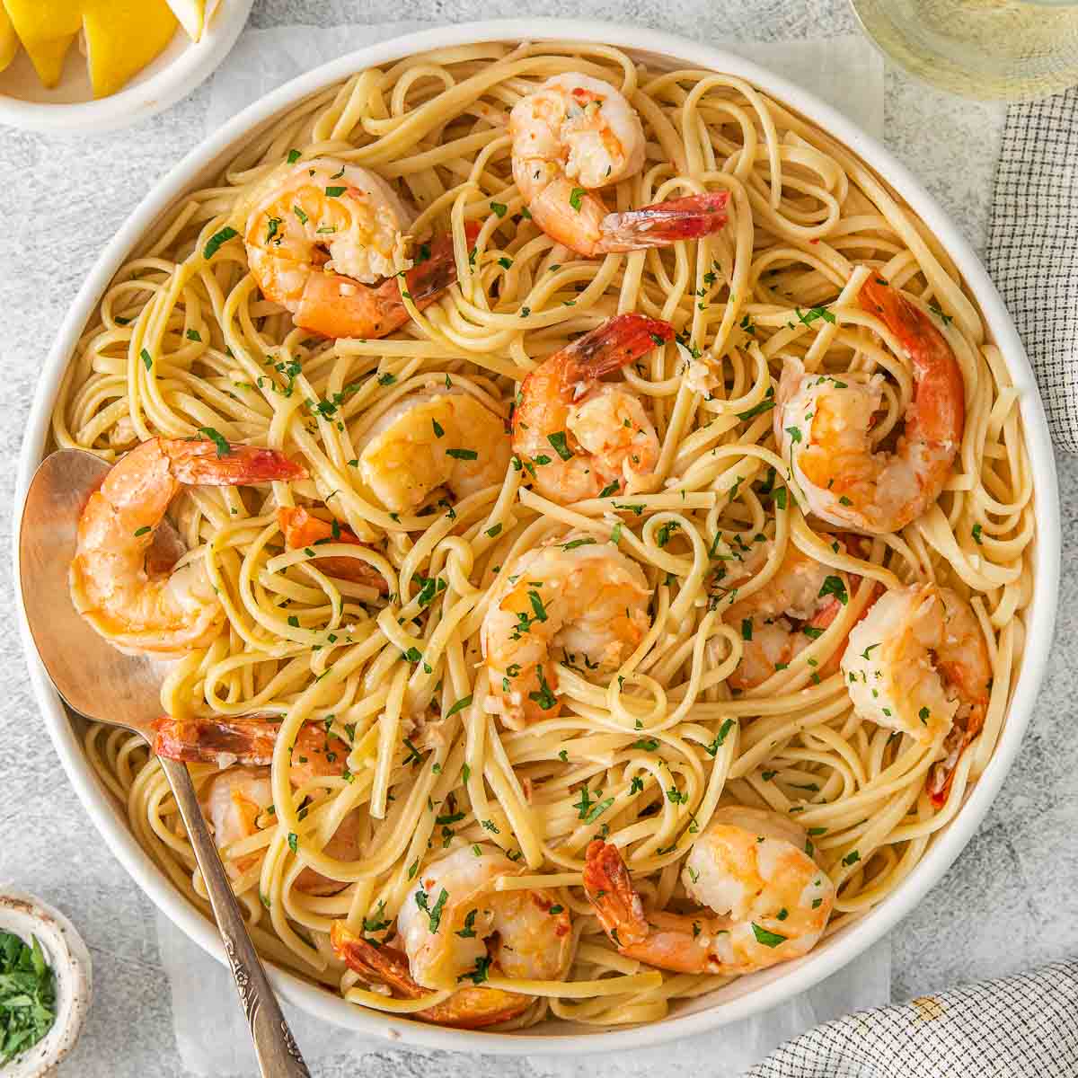 Easy Shrimp Scampi - Recipe photo by ToSimplyInspire