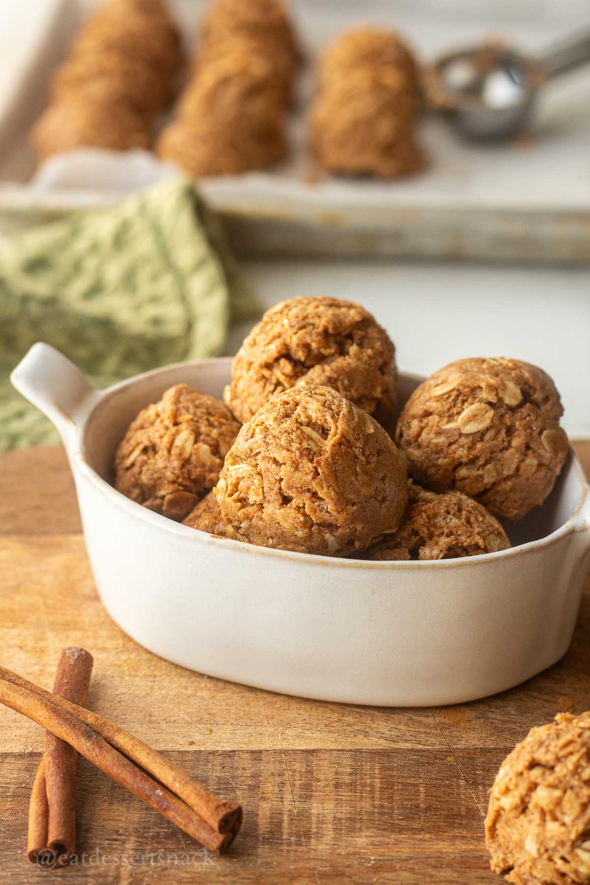 Snickerdoodle Crunch Protein Bites - Recipe photo by eatdessertsnack