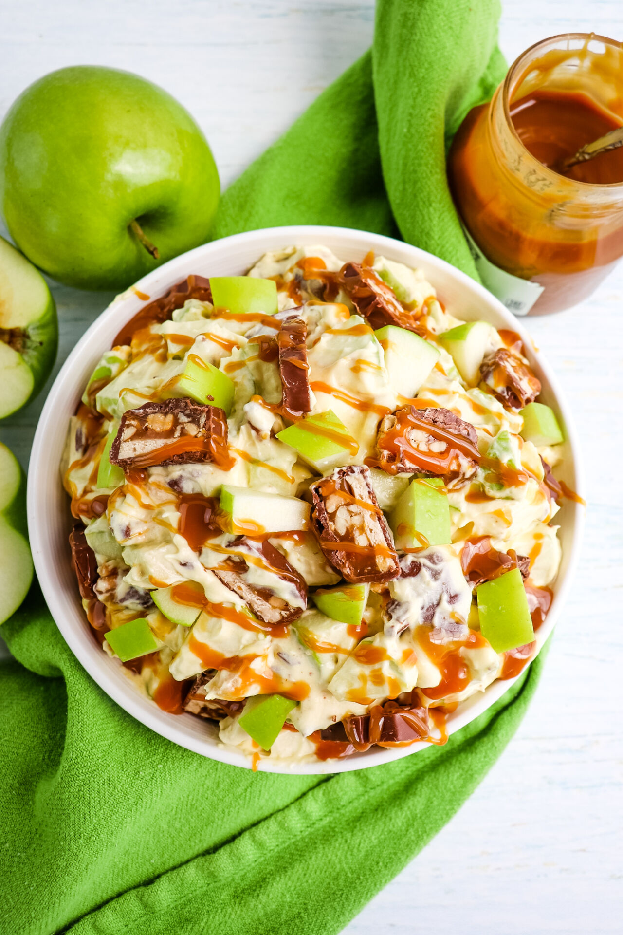 Snickers Apple Salad - Recipe photo by DelightfulEMade