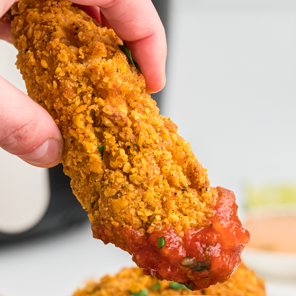 Southwest Chicken Tenders - Recipe photo by Love Bakes Good Cakes