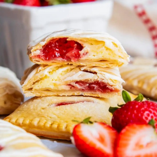 Strawberry Cheesecake Hand Pies - Recipe photo by like mother like daughter
