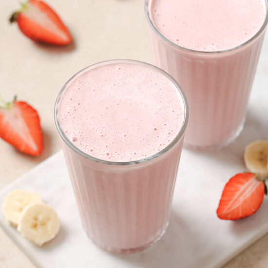 Strawberry Banana Smoothie - Recipe photo by twocloveskitchen