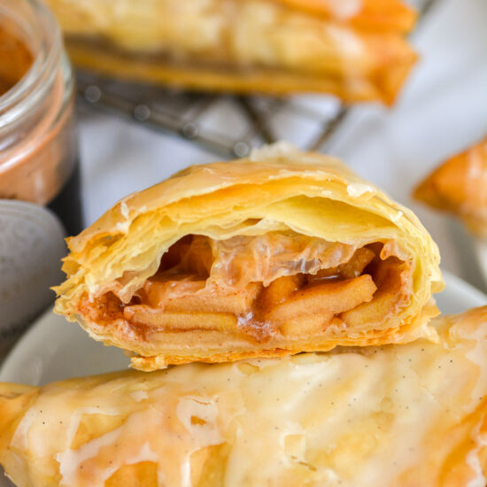 Apple Turnovers with Phyllo Dough - Recipe photo by earthly provisions