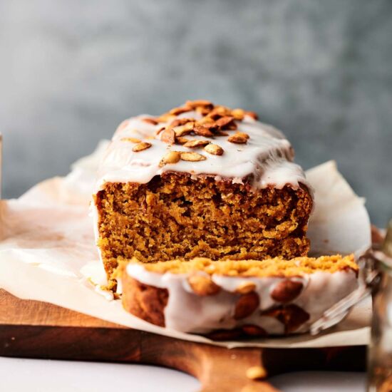 Easy Vegan Pumpkin Bread - Recipe photo by SplashofTaste