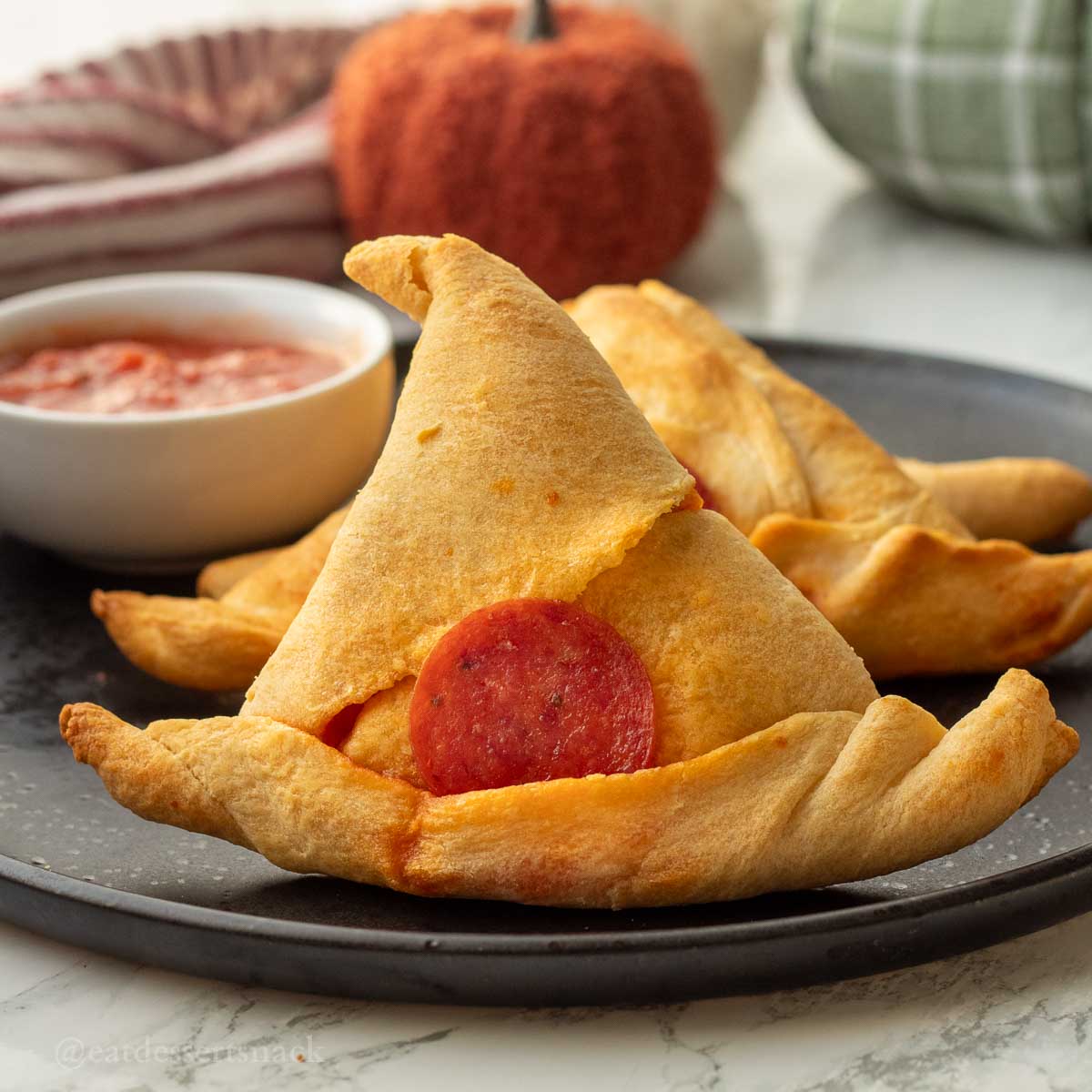 Witch Hat Crescent Rolls - Recipe photo by eatdessertsnack