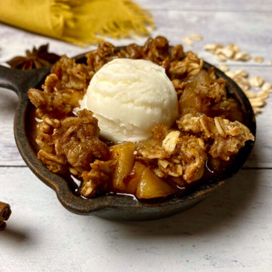 Healthy Apple Crisp - Recipe photo by Healthy Foodie Girl