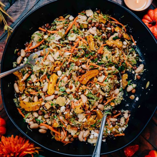 Autumn Dense Bean Salad - Recipe photo by wellandfull