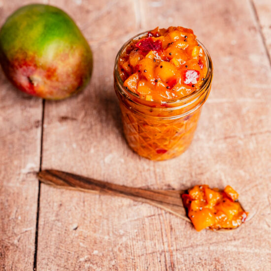Best Homemade Mango Chutney - Recipe photo by moon and spoon and yum.