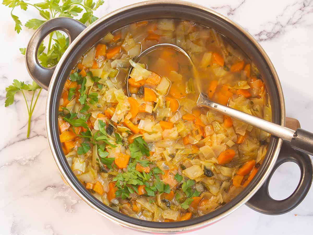 Cabbage Soup - Recipe photo by thetastychilli