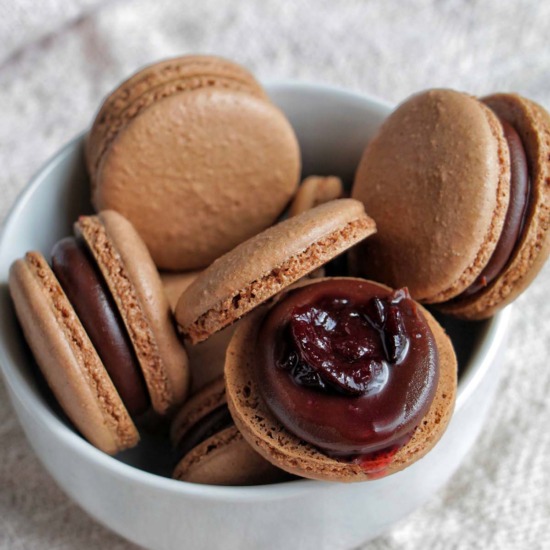 17 Chocolate Macaron Filling Ideas - Recipe photo by homebodyeats