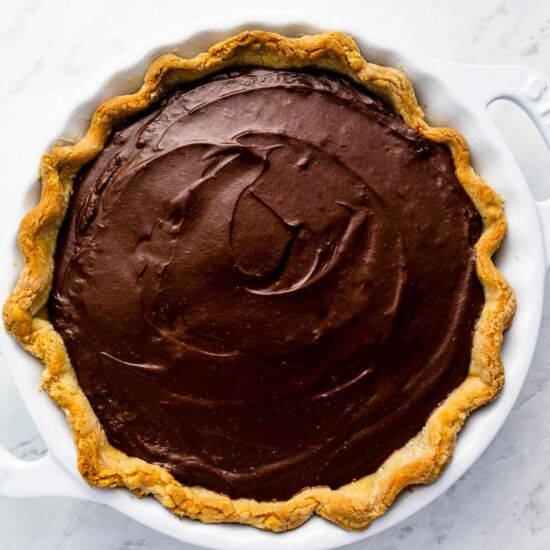 Restaurant-Quality Chocolate Pie - Recipe photo by The Endless Meal