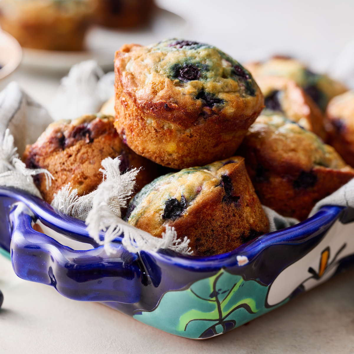 Cottage Cheese Blueberry Muffins - Recipe photo by thebiteshot