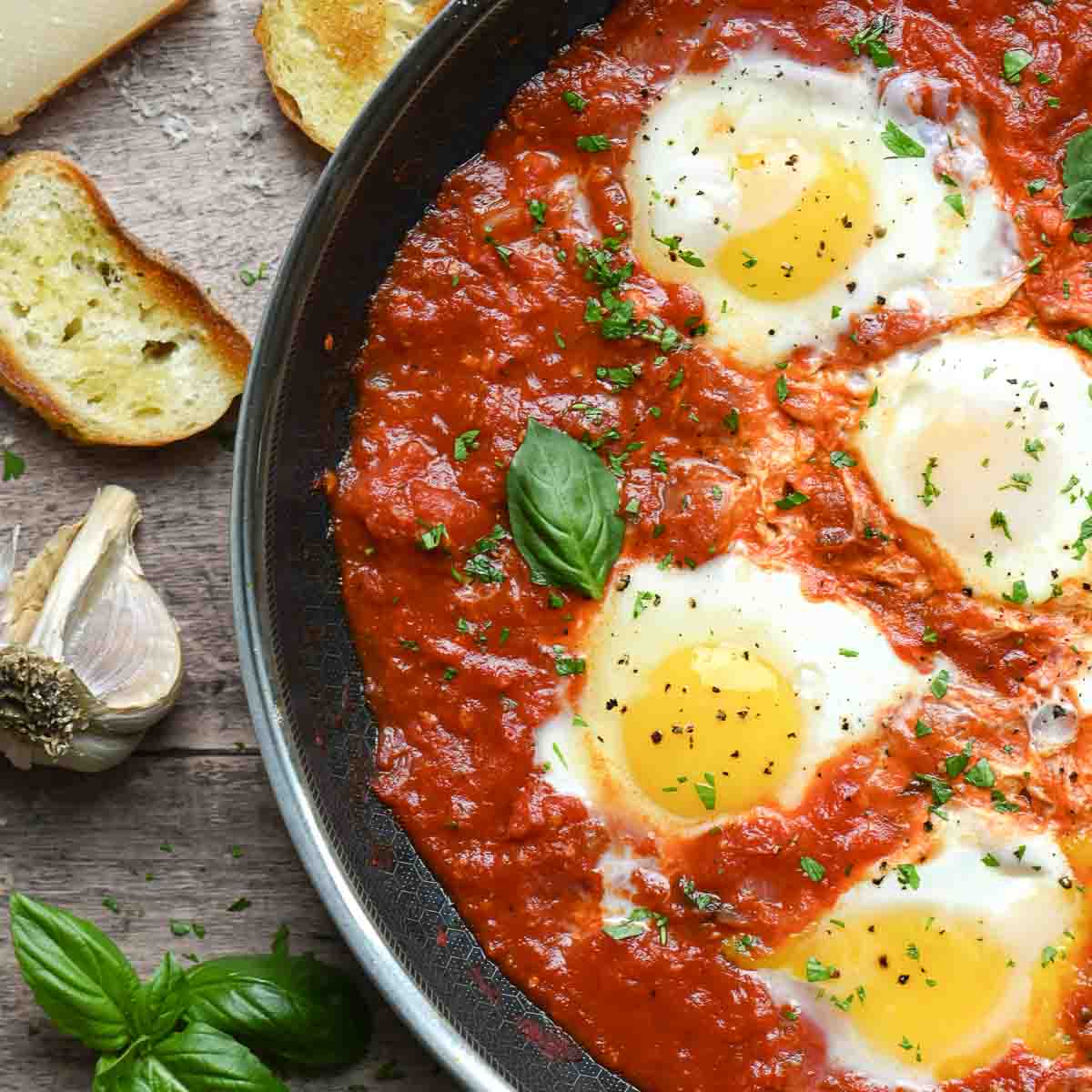 Eggs In Purgatory - Recipe photo by brunchandbatter