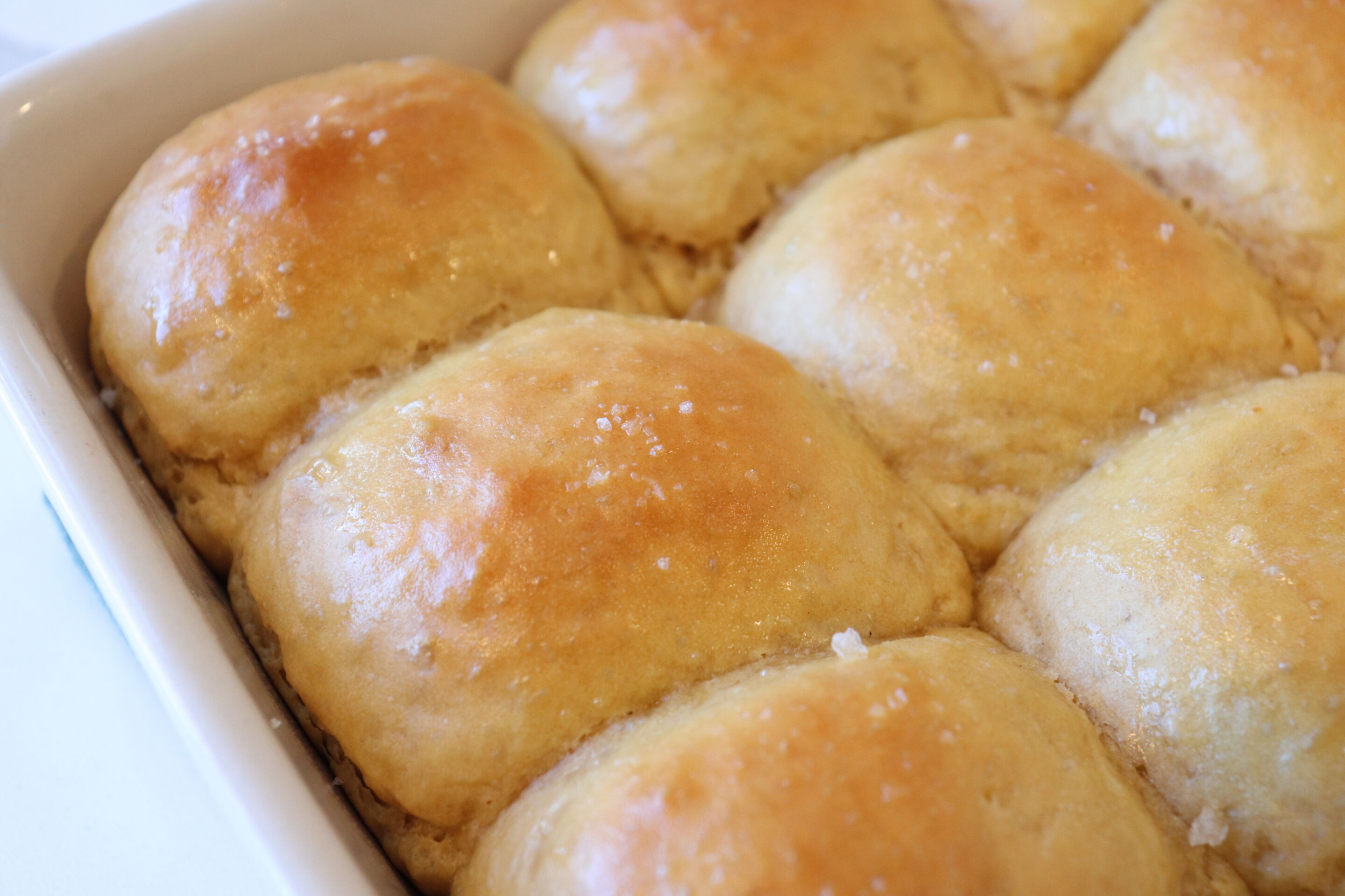Einkorn Dinner Rolls with Tangzhong - Recipe photo by Tinhateats.com