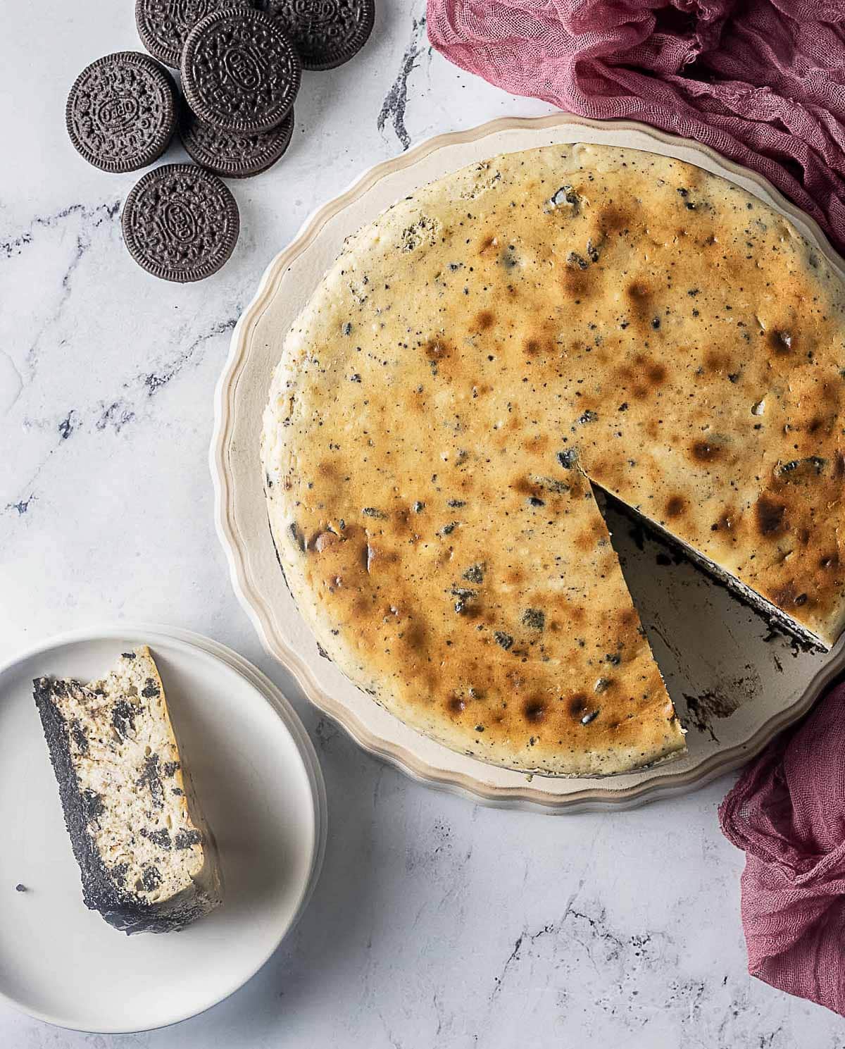 Gluten Free Oreo Cheesecake - Recipe photo by peelwithzeal