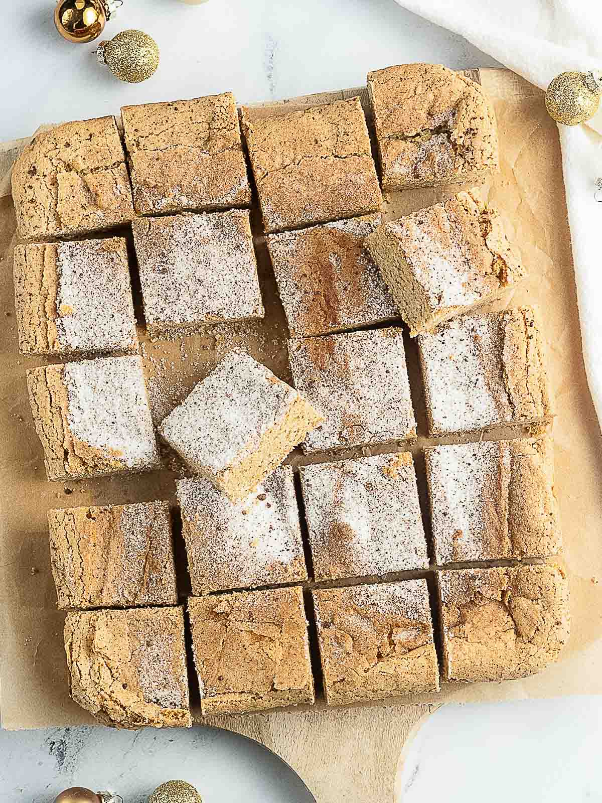 Gluten Free Snickerdoodle Bars - Recipe photo by peelwithzeal