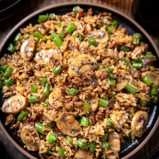 Ground Beef Fried Rice - Recipe photo by cookingwithlei
