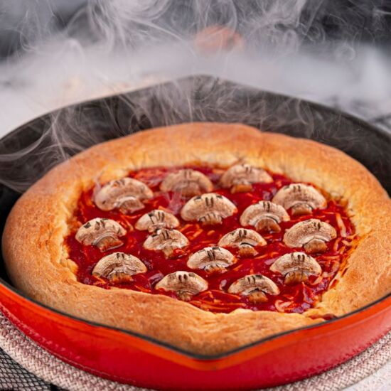 Halloween Pizza - Recipe photo by foodpluswordsblog