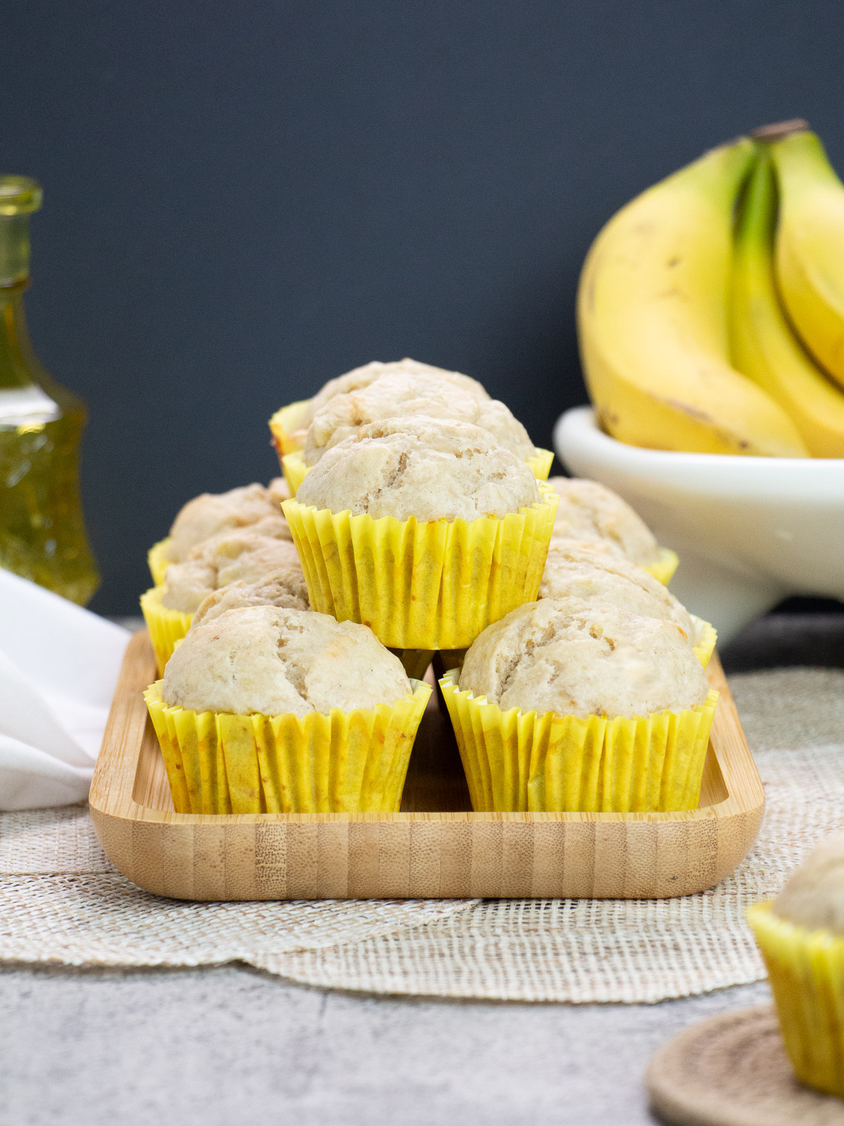 Healthy and Loaded Banana Muffins - Recipe photo by Little Nomads Recipes