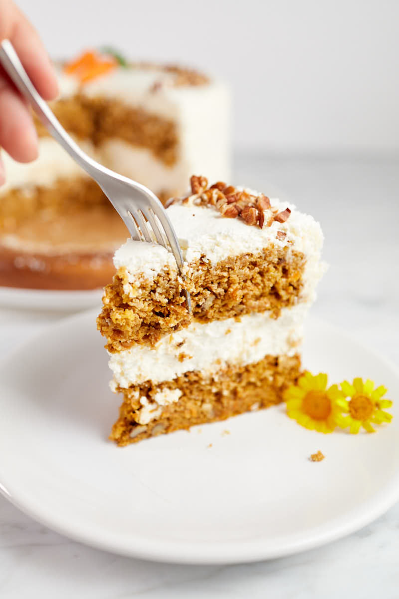 Keto Carrot Cake - Recipe photo by LikeHotKeto
