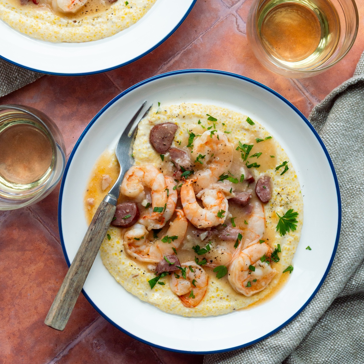 Charleston Shrimp and Grits - Recipe photo by LittleBlackSkillet