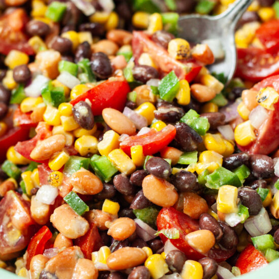 Mexican Dense Bean Salad - Recipe photo by midwexican