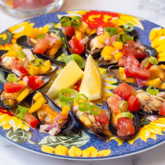 Mussels in Vinaigrette - Recipe photo by Discover Spain Today