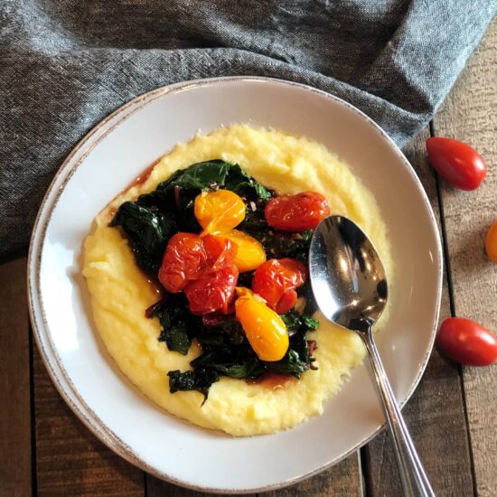 Creamy Italian Polenta - Recipe photo by Keeping It Simple Italian