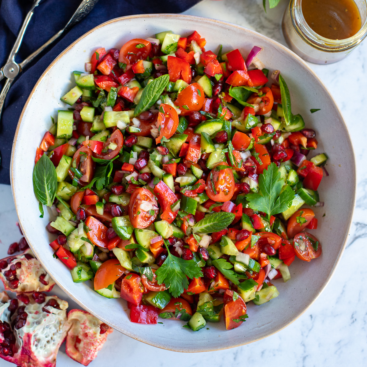 Persian Salad With Pomegranate - Recipe photo by IrenaMacri