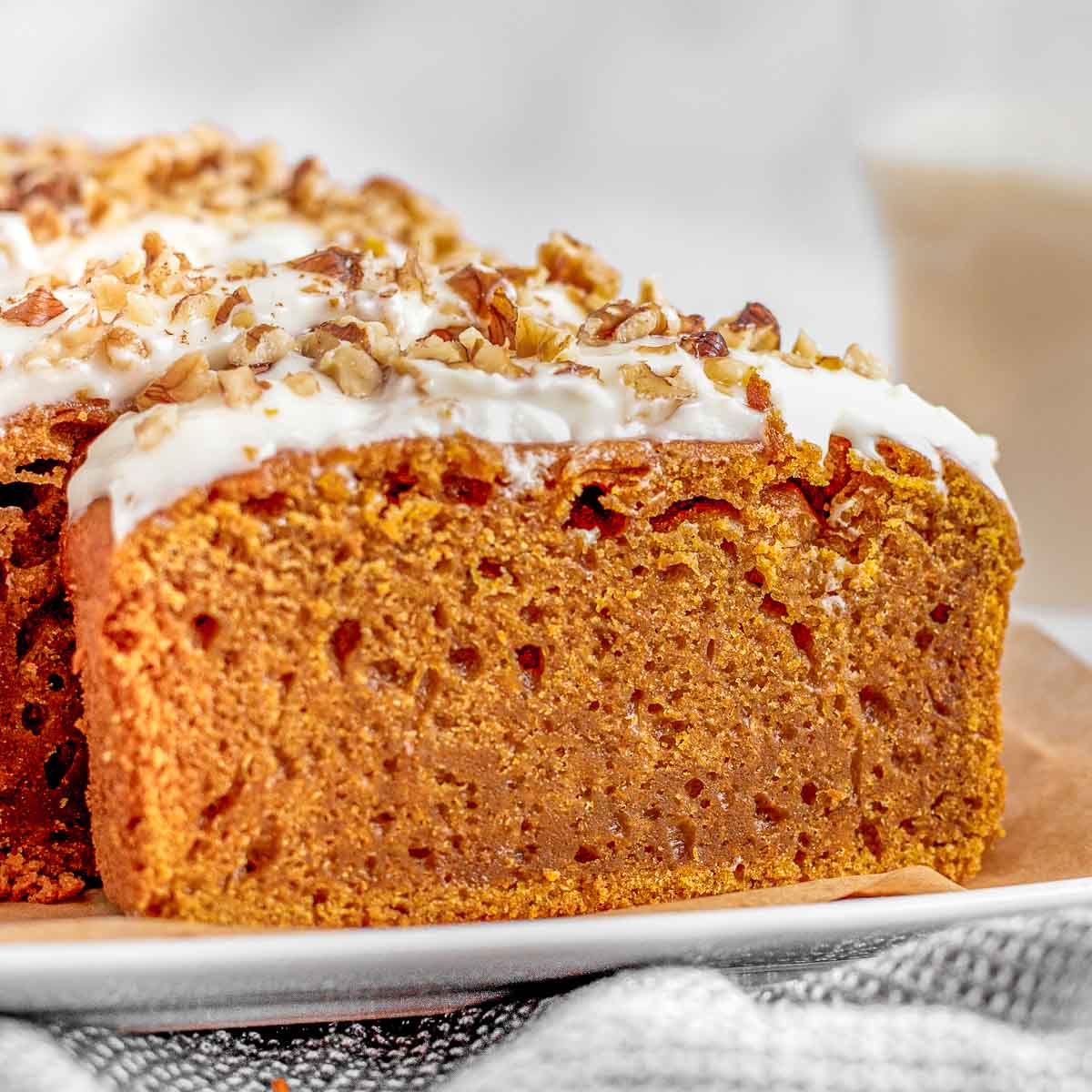 Pumpkin Bread with Frosting - Recipe photo by ToSimplyInspire