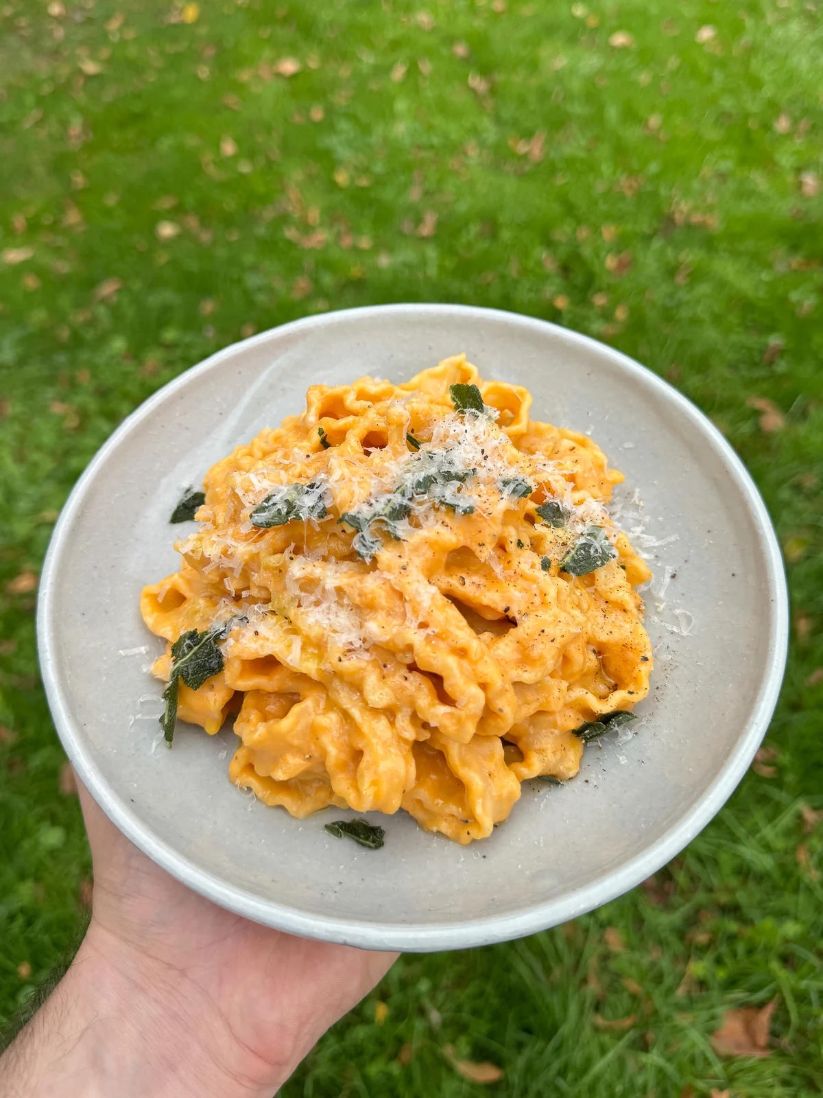 Roasted Pumpkin & Ricotta Pasta - Recipe photo by saltbuttersmoke