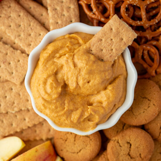 Pumpkin Cheesecake Dip - Recipe photo by dashfordinner