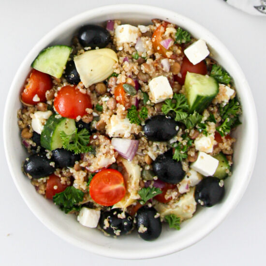 Quinoa and Lentil Salad - Recipe photo by the food blog