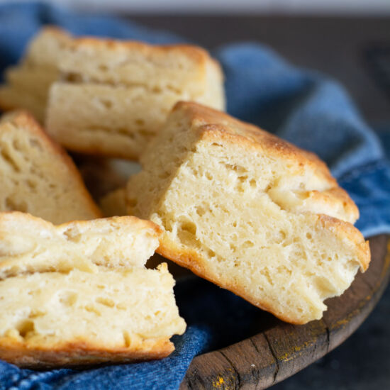 Gluten-Free Sourdough Biscuits - Recipe photo by Fearless Dining
