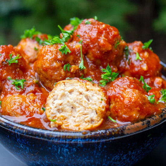 Chicken Meatballs (Sweet and Sour) - Recipe photo by Two Kooks In The Kitchen
