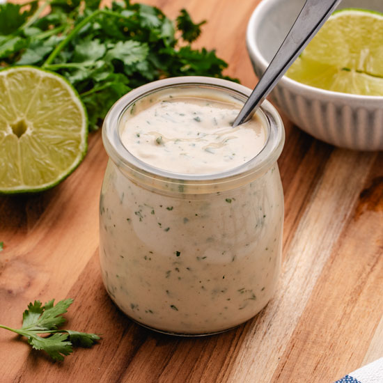 Tahini Lime Dressing - Recipe photo by Three Little Chickpeas