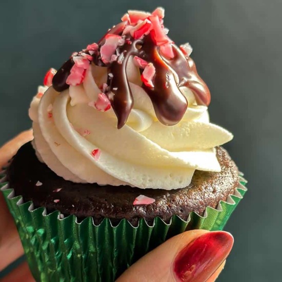 Low FODMAP Chocolate Peppermint Cup - Recipe photo by FODMAP Everyday