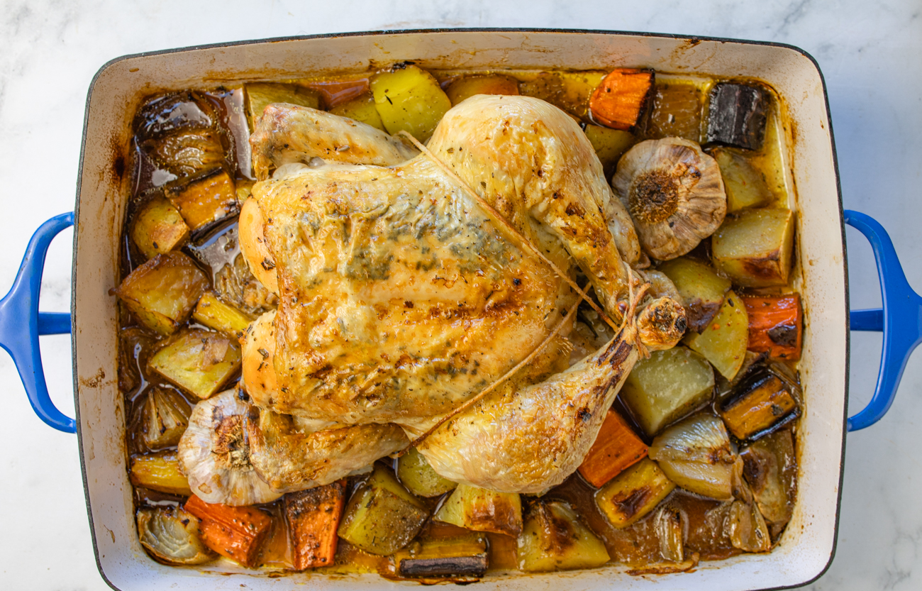Perfect CRISPY Roast Chicken - Recipe photo by a zest for life