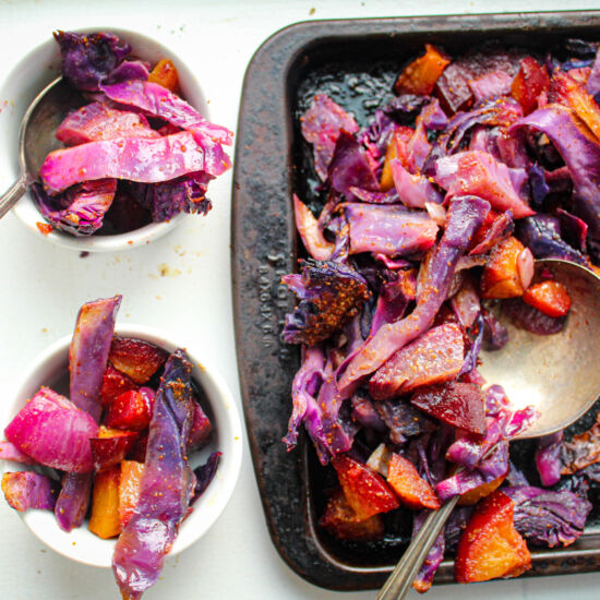 Asian Purple Cabbage with Plums - Recipe photo by TheSiftedField2