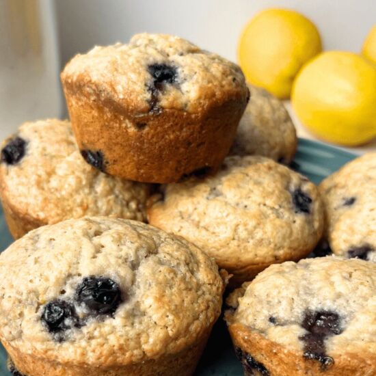 Sourdough Lemon Blueberry Muffins - Recipe photo by shakanranch